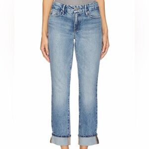 Good American mid rise good classic jeans